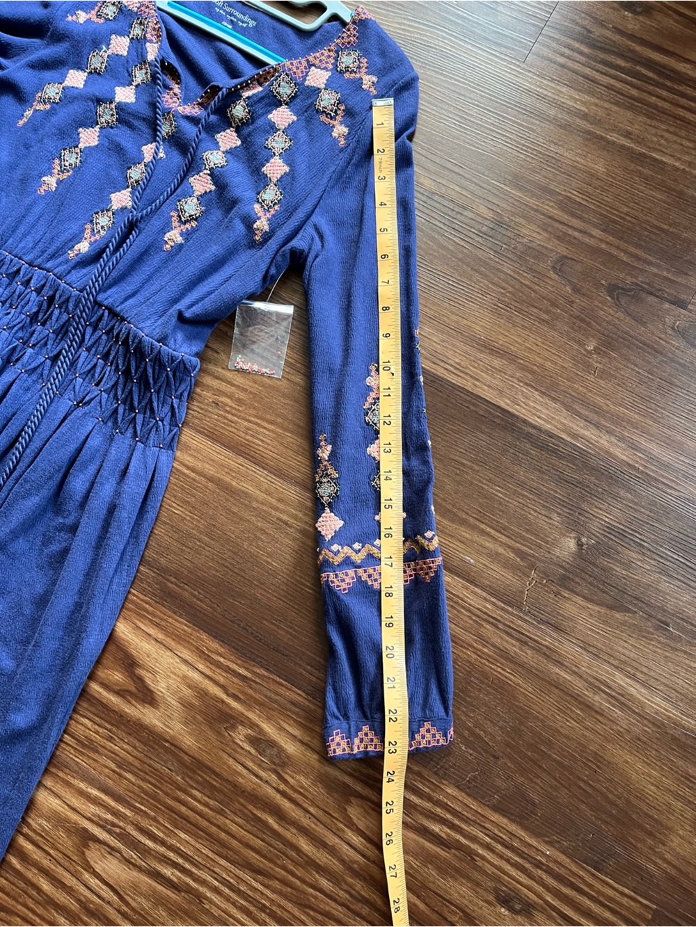 NWOT Soft Surroundings Socorro Purple Embroidered Maxi Dress  Size XS - Picture 13 of 13